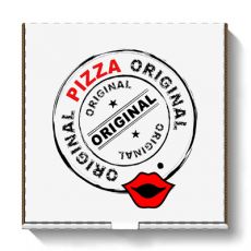 Pizza krabica 33x33x3,5 cm BH, vzor 11, model A