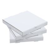 Pizza krabica 33x33x3,5 cm bielo biela model A