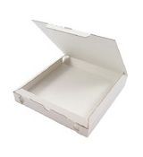 Pizza krabica, model C,33x33x4 cm bielo biela