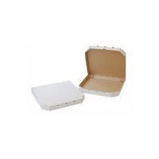 Pizza krabica 33x33x3 cm bielo hnedá, model E