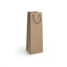 TAŠKA NA 1 VÍNO HNEDÁ model A